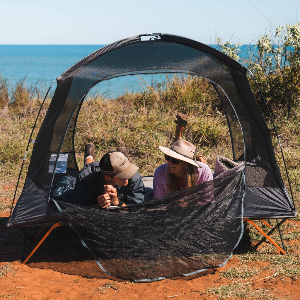 Wildtrak Queen Size 2P Easy Up Stretcher Tent with Vestibules