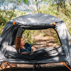 Wildtrak Queen Size 2P Easy Up Stretcher Tent with Vestibules