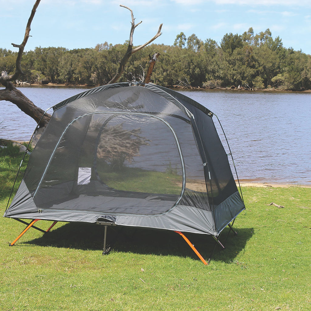 Wildtrak Queen Size 2P Easy Up Stretcher Tent with Vestibules