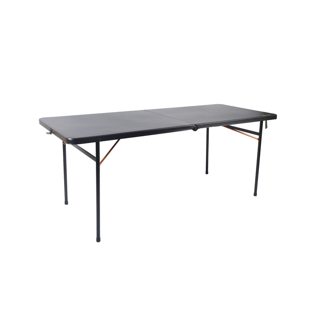 Wildtrak 6ft Heavy-duty Bi-Fold Camp Table 182x76x73cm, Waterproof