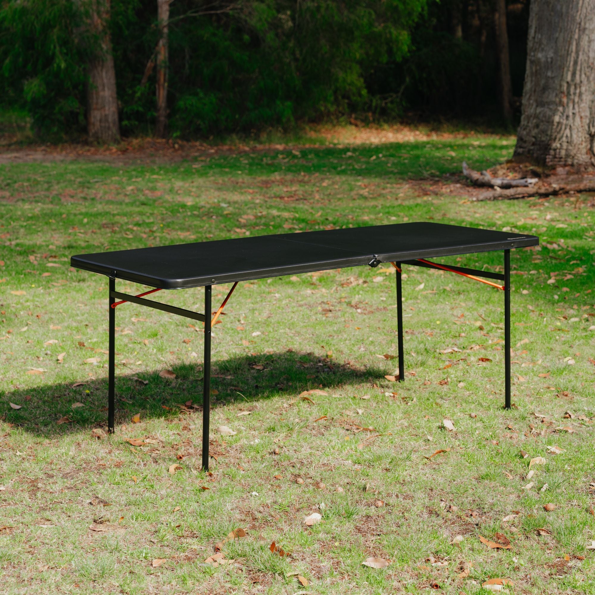 Wildtrak Bi-fold Camp Table with Carry Handle 100 x 51 x 71cm