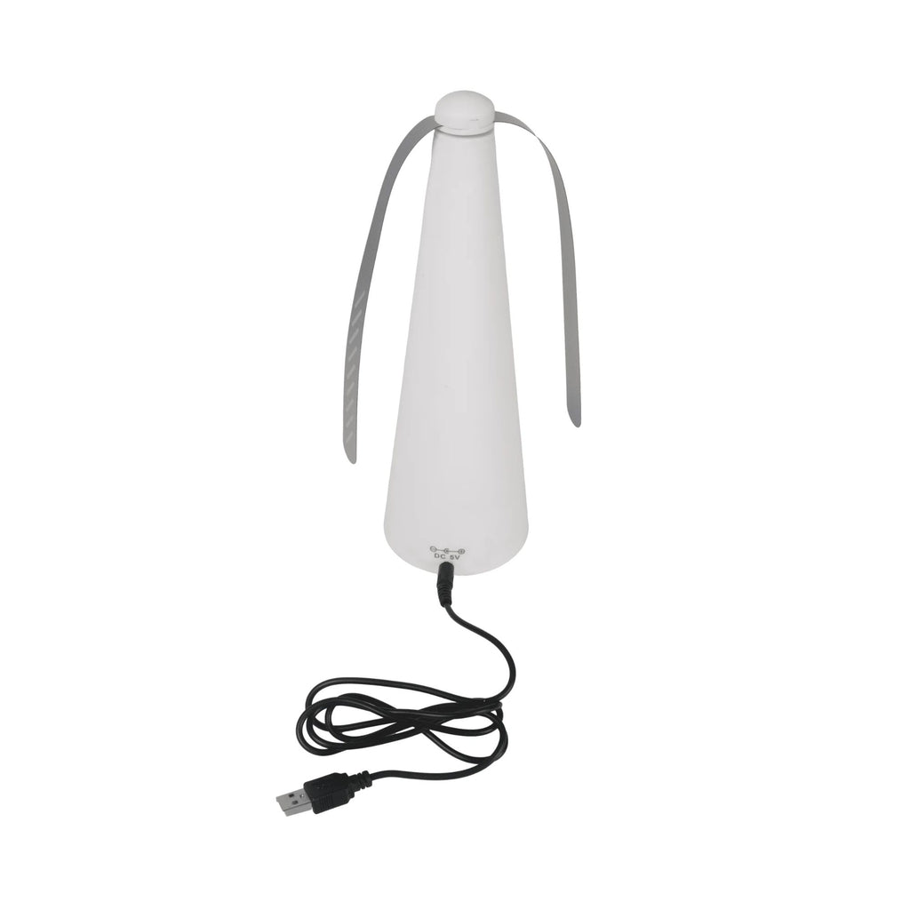 Fly Repeller Fan Rechargeable, Soft Blades, Last 10 Hours, Ceiling Hook