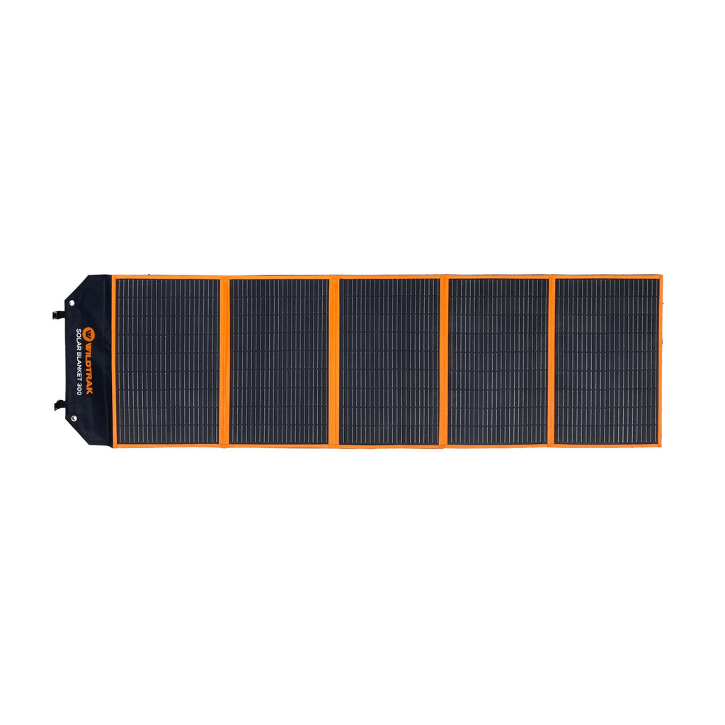 Wildtrak 400W Folding Solar Blanket A-Grade with ETFE Coating, Built in Stand, & Carry Bag