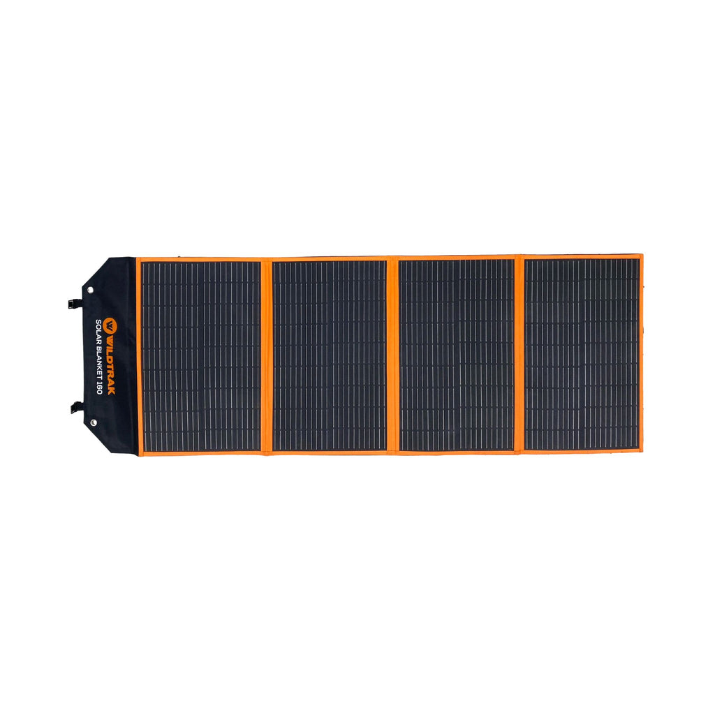 Wildtrak Power Tank Buddy 30Ah PowerStation & 160W Solar Blanket Bundle