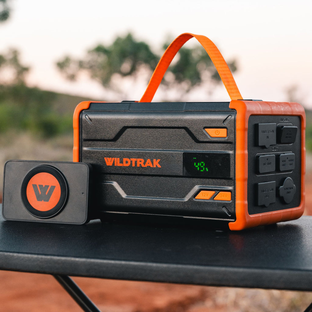 Wildtrak Power Tank Buddy 30Ah Portable Lithium Power Station With Charge N Go