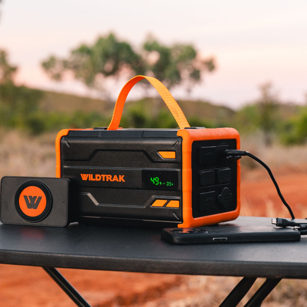 Wildtrak Power Tank Buddy 30Ah Portable Lithium Power Station With Charge N Go
