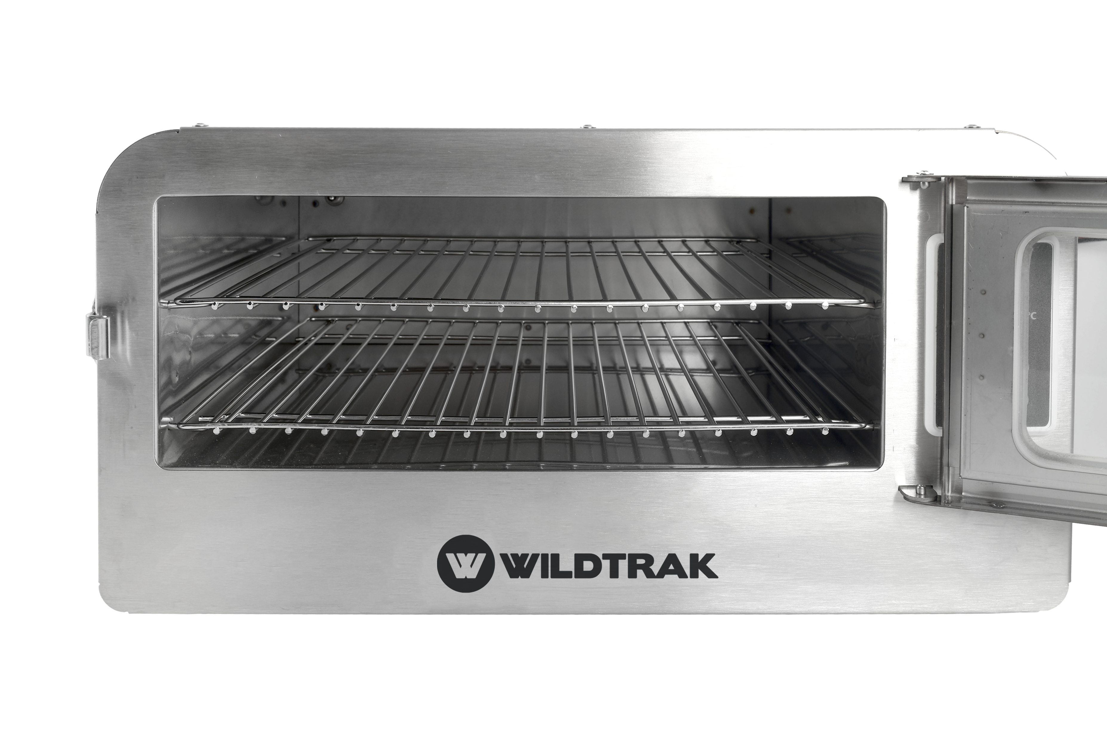 Offroad 12V Digital Oven, 50A Anderson Style Connector, Stainless Steel, 150W, 6.8L, 13.6Ah, 365x294x100mm
