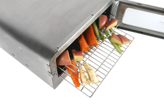 Offroad 12V Digital Oven, 50A Anderson Style Connector, Stainless Steel, 150W, 6.8L, 13.6Ah, 365x294x100mm