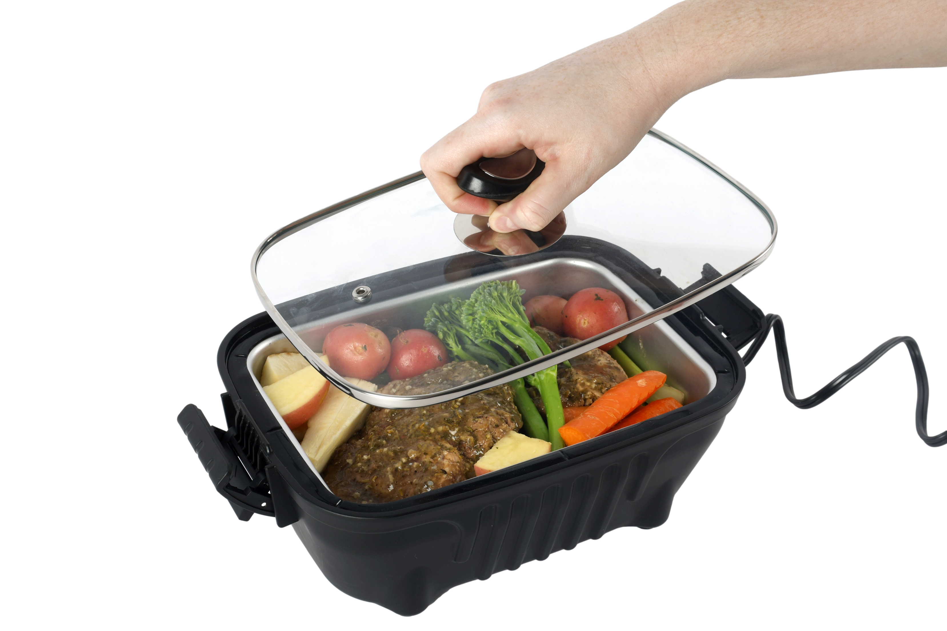 Offroad Portable 12V Roaster Stove 28x15x20cm, 1.9L