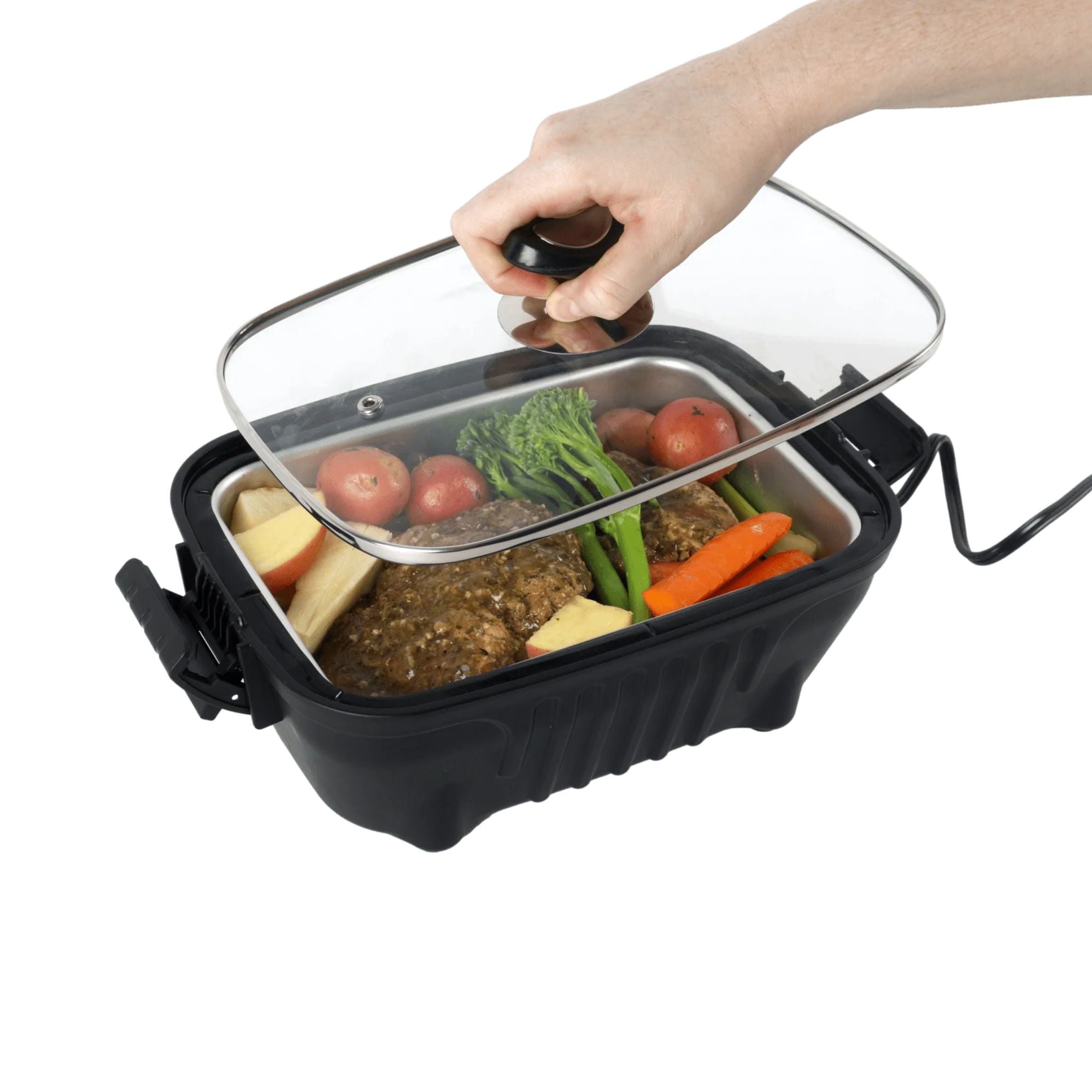 Wildtrak Offroad Portable 12V Roaster Stove 1.9L Electric Cooker