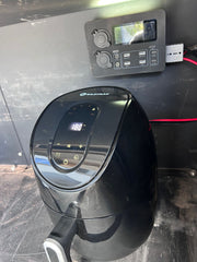 Offroad 12V Portable Air Fryer 3L, Digital Display, 6 Pre-set Programs, Anderson Style Plug