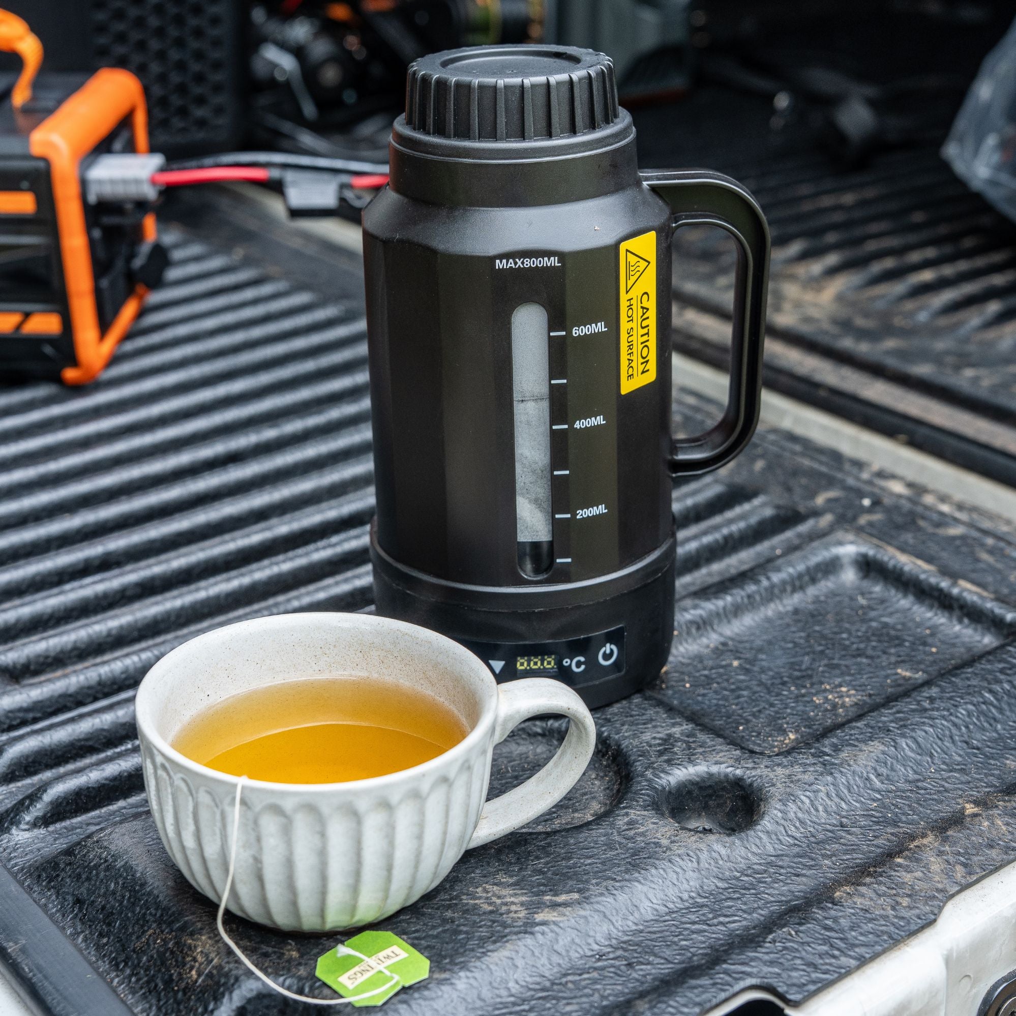 Wildtrak Offroad 12V Kettle Electric Kettle 800ml with Digital Temp Control & Anderson Plug