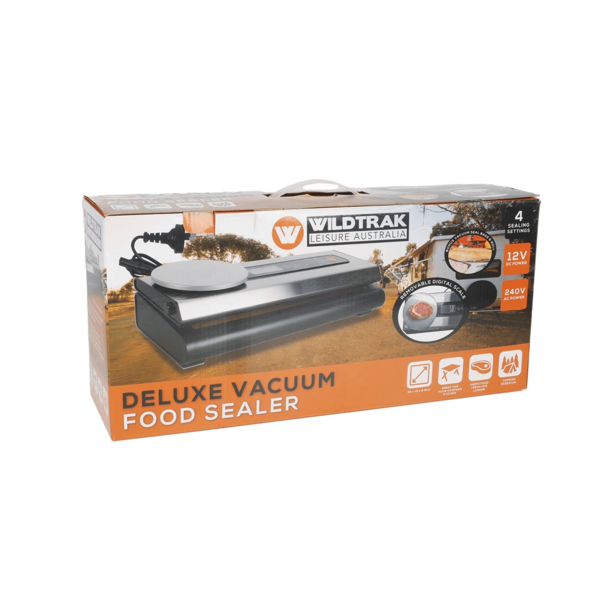 Wildtrak Deluxe 12V/240V Vacuum Sealer with Removal Scale