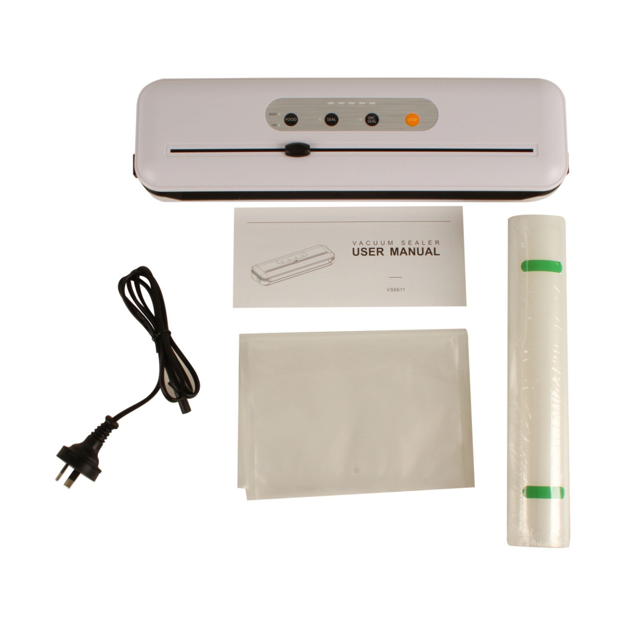 Wildtrak 240V Vacuum Food Sealer with Built-in Bag/Roll Cutter
