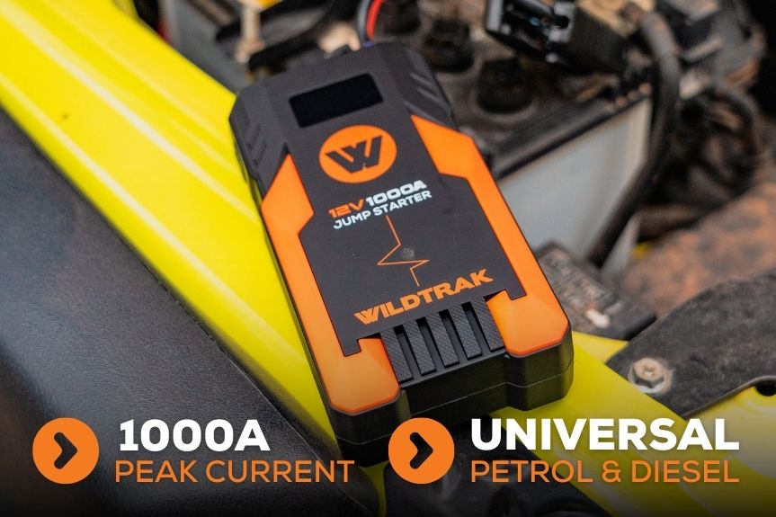 Wildtrak 1000A 12KMAH HP Lithium Car and 4WD Jump Starter (Petrol & Di ...