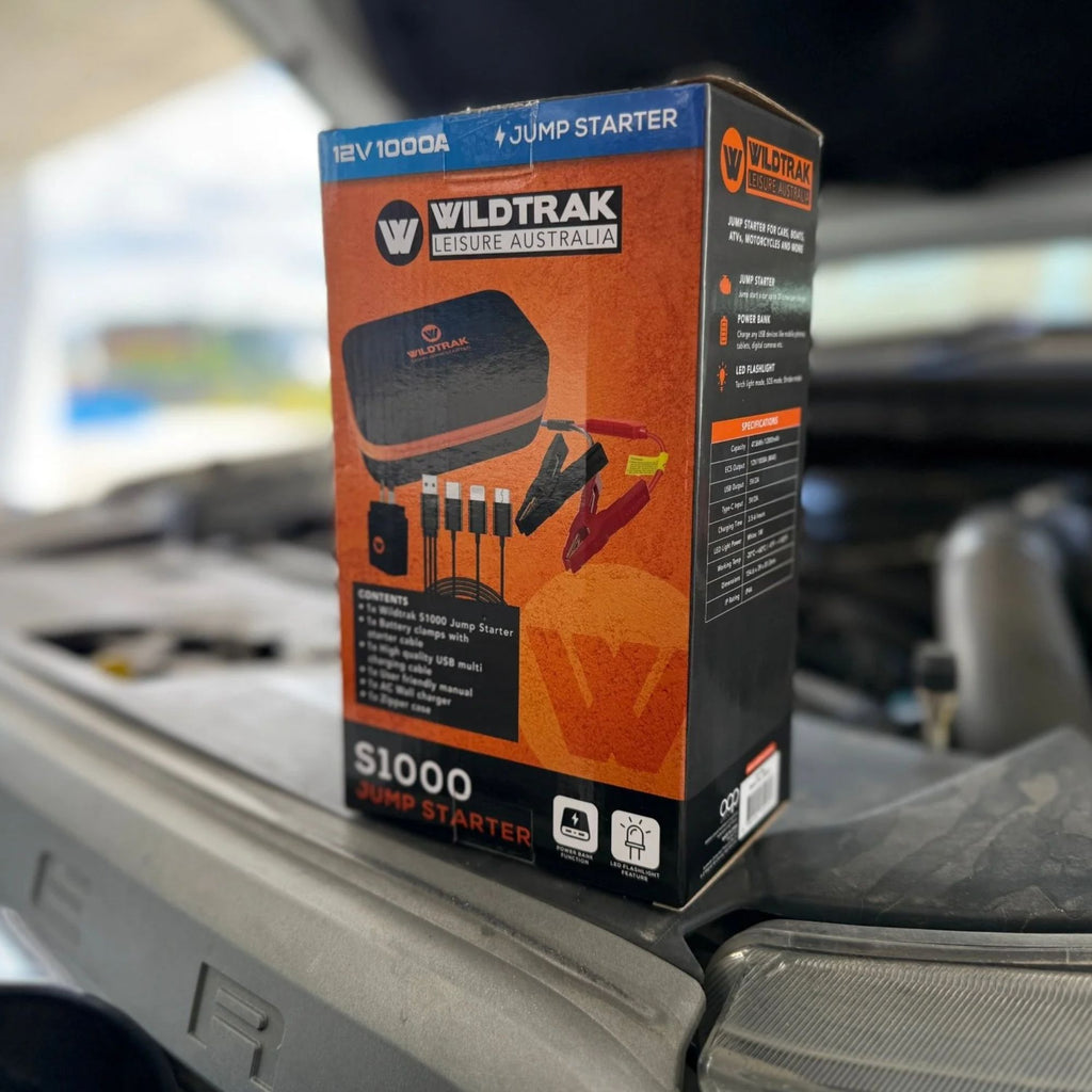 Wildtrak 1000A 12KMAH HP Lithium Car and 4WD Jump Starter (Petrol & Diesel)