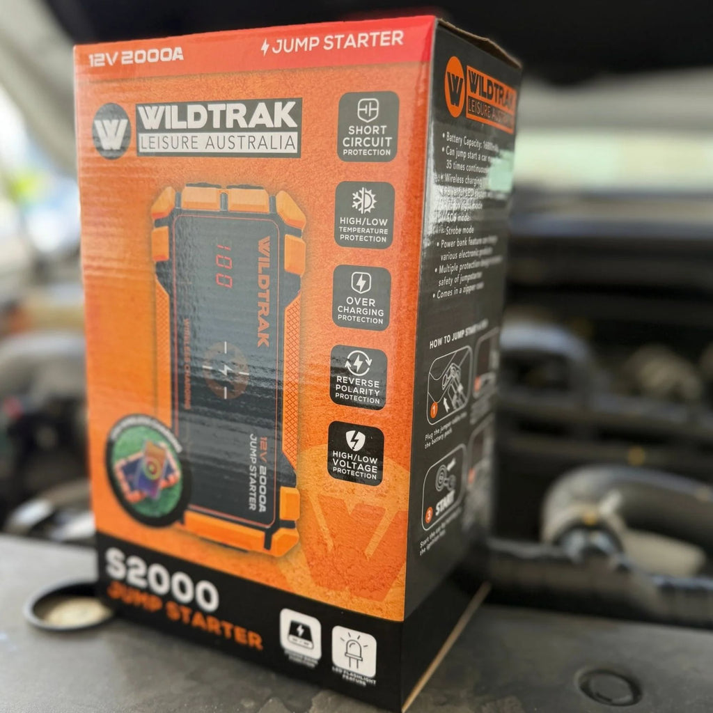 Wildtrak Heavy-Duty 2000A 16KMAH HP Lithium Jump Starter (Petrol & Diesel)