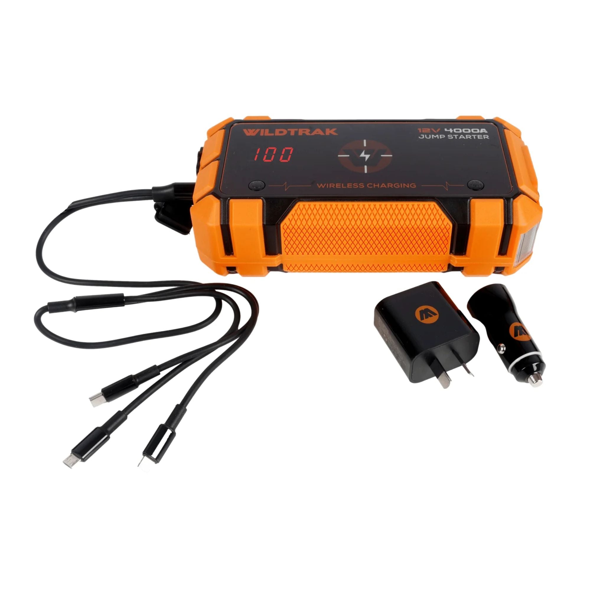Wildtrak Heavy-Duty 4000A 28KMAH HP Lithium Car & 4WD Jump Starter (Petrol & Diesel)