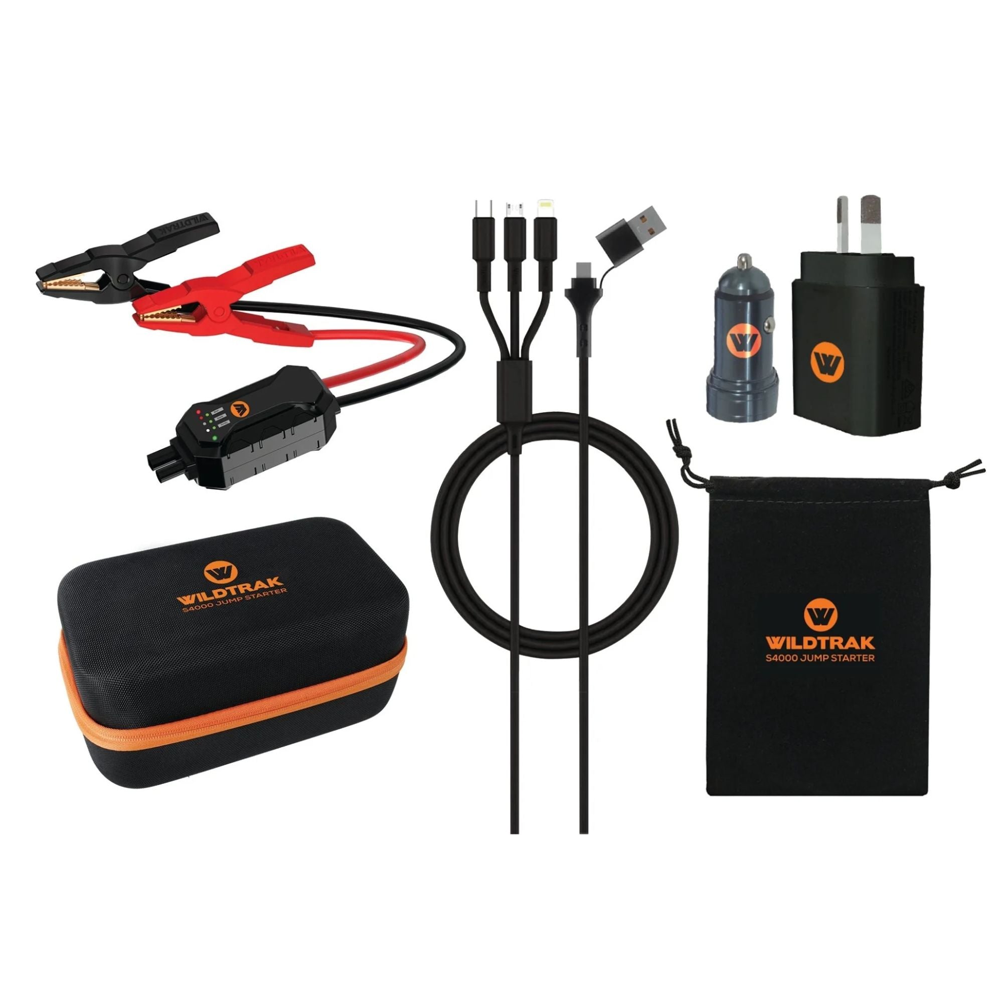 Wildtrak Heavy-Duty 4000A 28KMAH HP Lithium Car & 4WD Jump Starter (Petrol & Diesel)