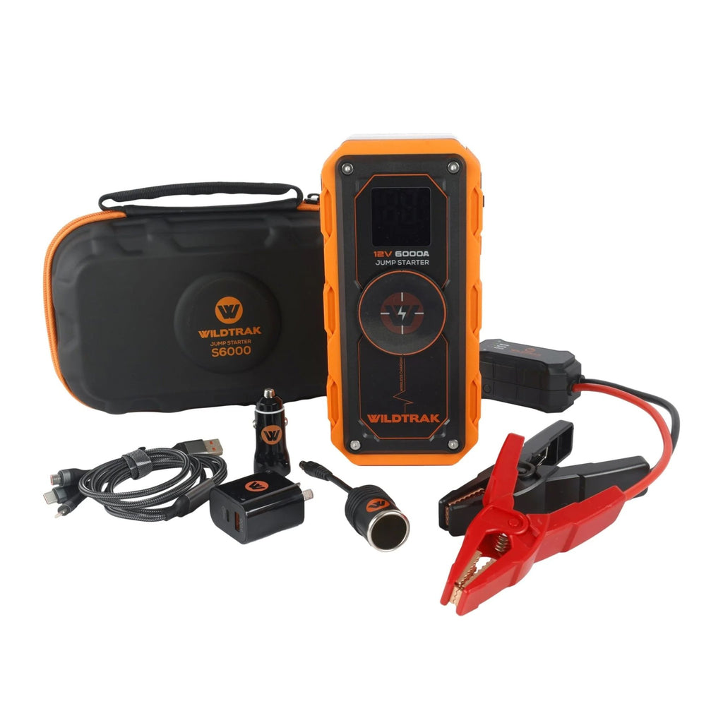 Wildtrak Heavy-Duty 6000A 26800mAh HP Lithium Car & 4WD Jump Starter (Petrol & Diesel)