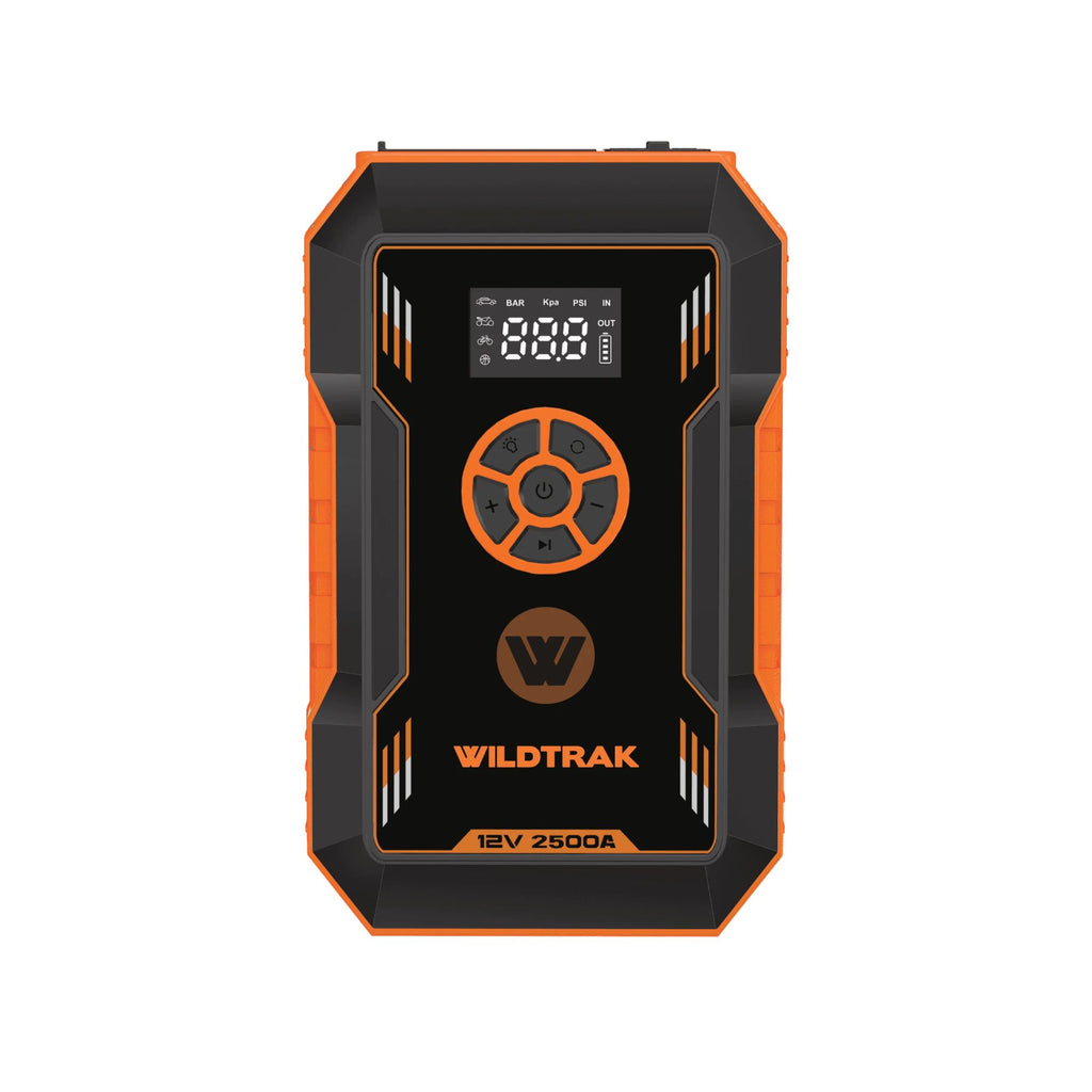Wildtrak Heavy Duty 2500A Lithium Jump Starter 12000mAh with Tyre Compressor