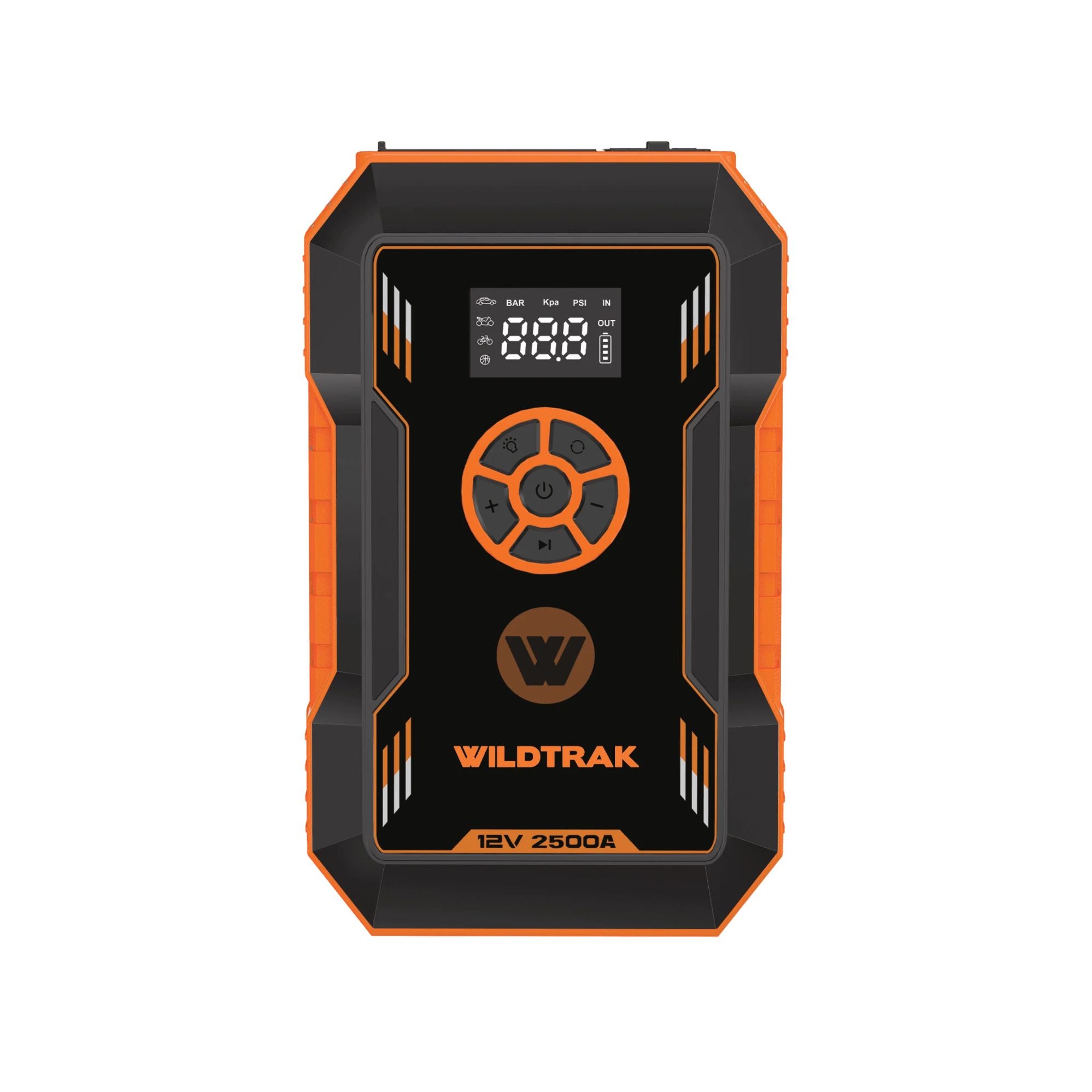 Wildtrak Heavy Duty 2500A Lithium Jump Starter 12000mAh with Tyre Compressor