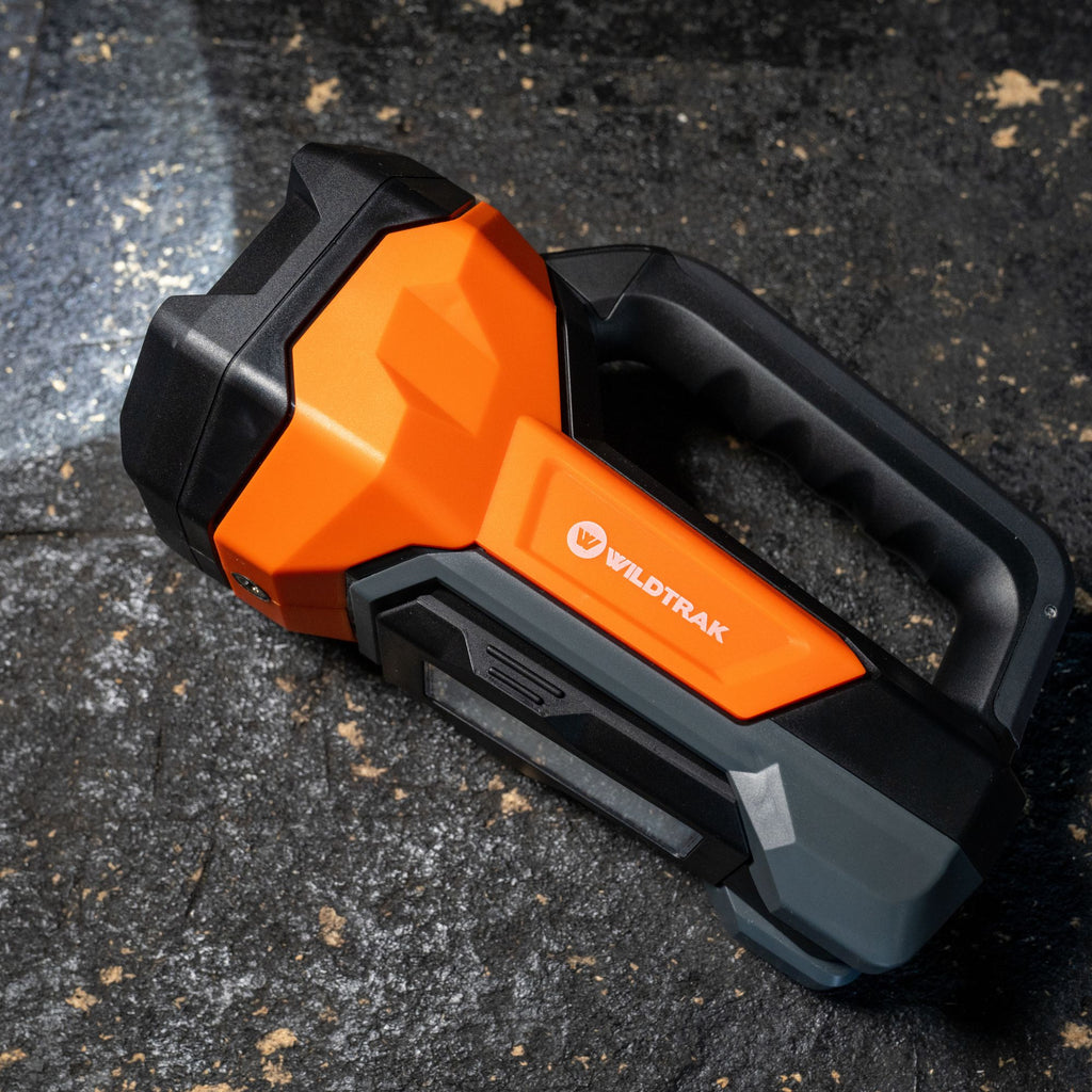 Wildtrak 1000L Rechargeable Handheld Flashlight with Flexi COB Light, 9 Light Mode