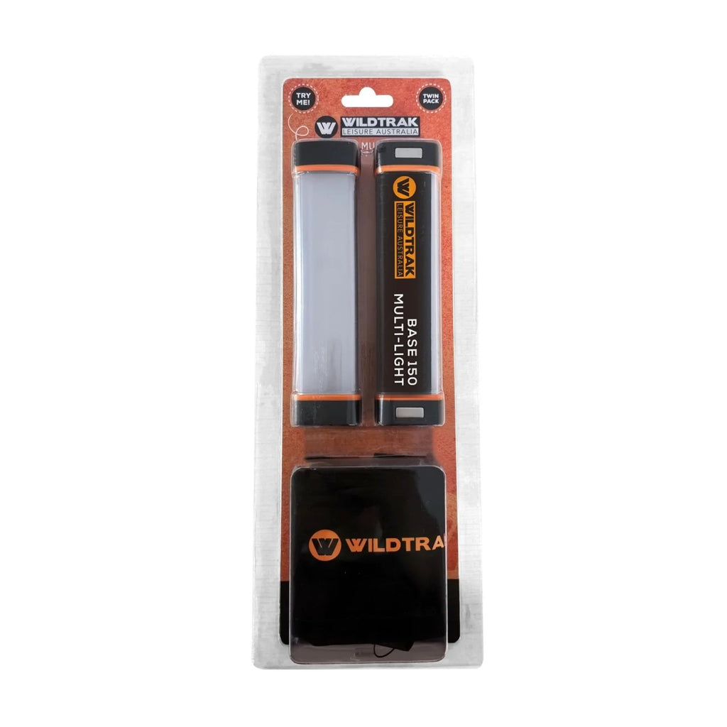 Wildtrak Base 150 Rechargeable Camping Multi-Light Twin Pack