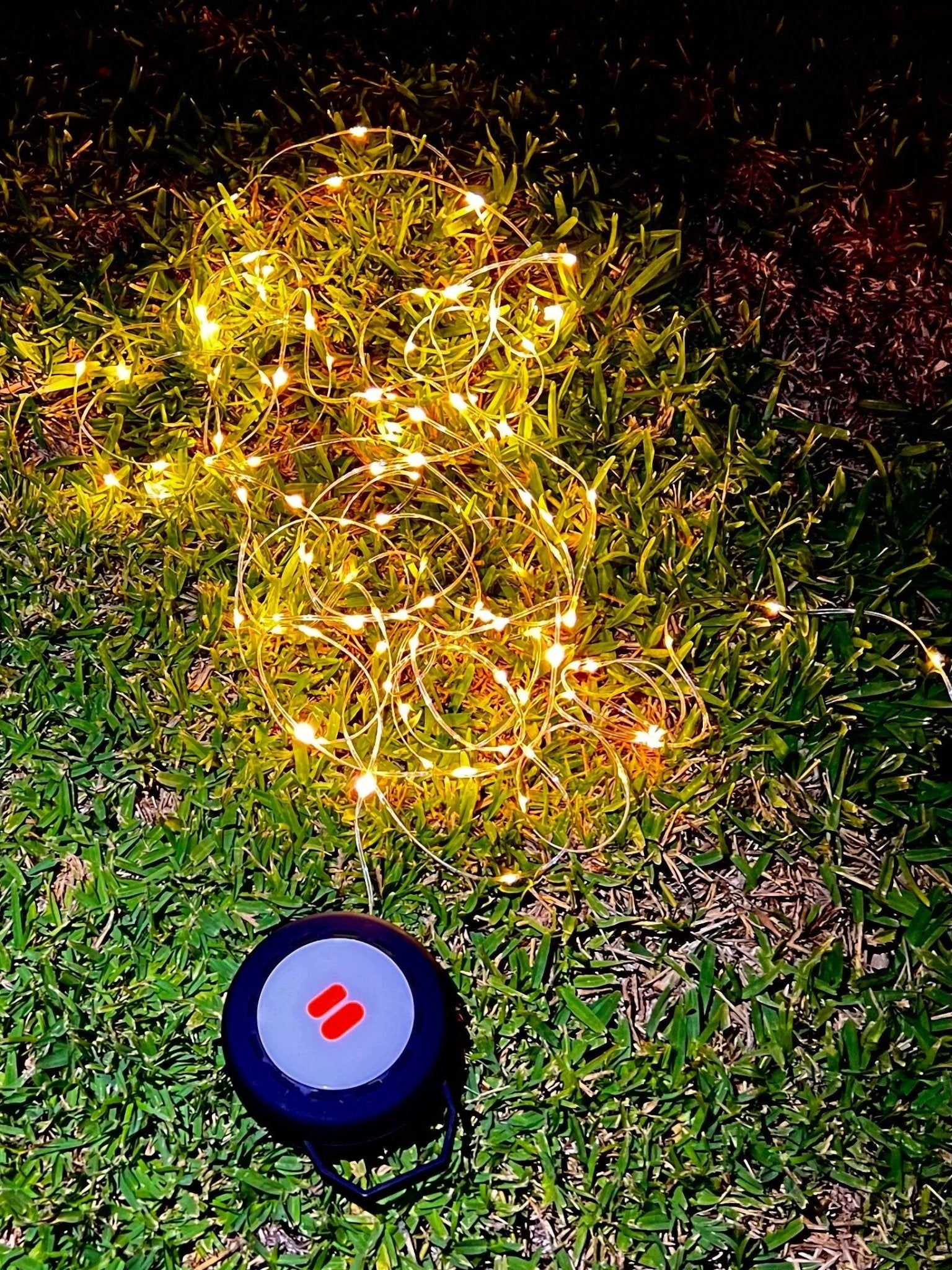 10m LED String Light Combo, USB Rechargeable Lithium Battery, Water & Dust Resistant, Camping, Festival, Mood Lighting