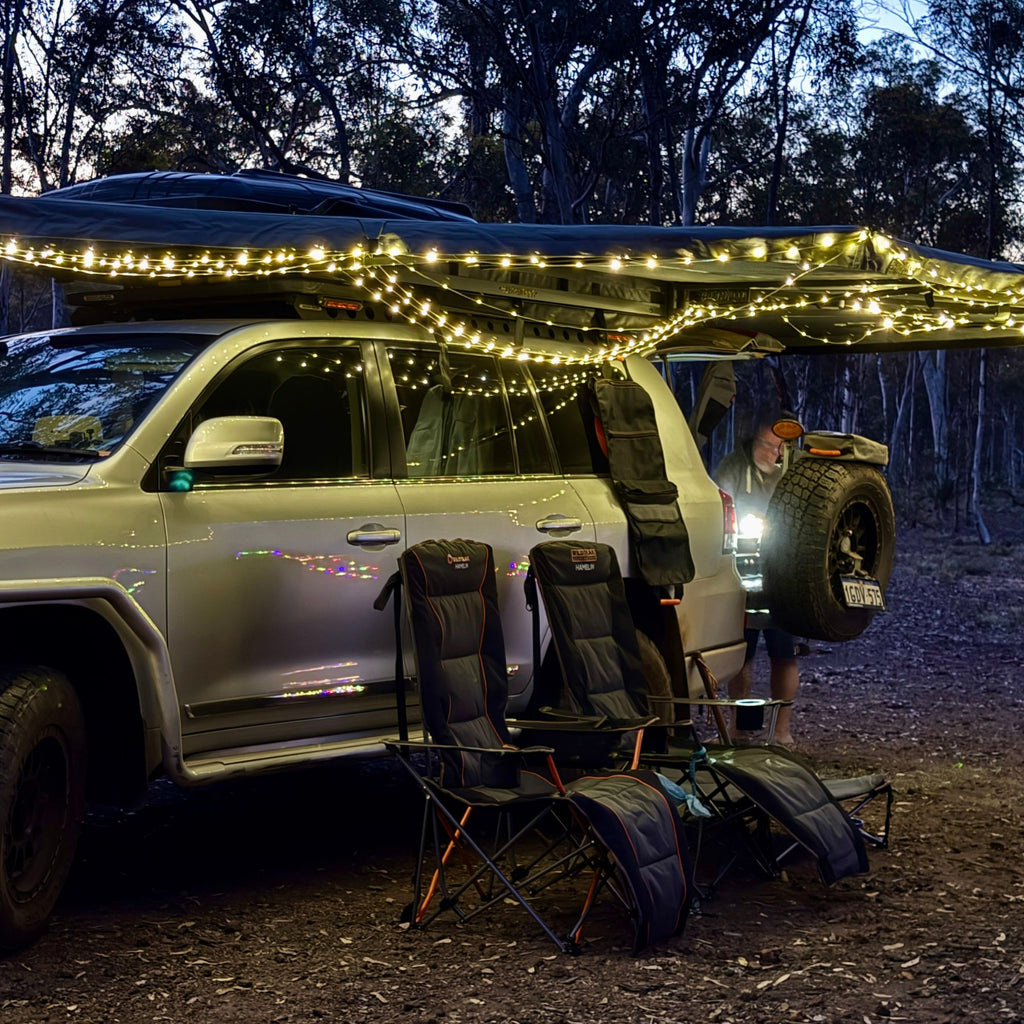 Wildtrak 10M LED String Light Combo, USB Rechargeable Lithium Battery, Water & Dust Resistant