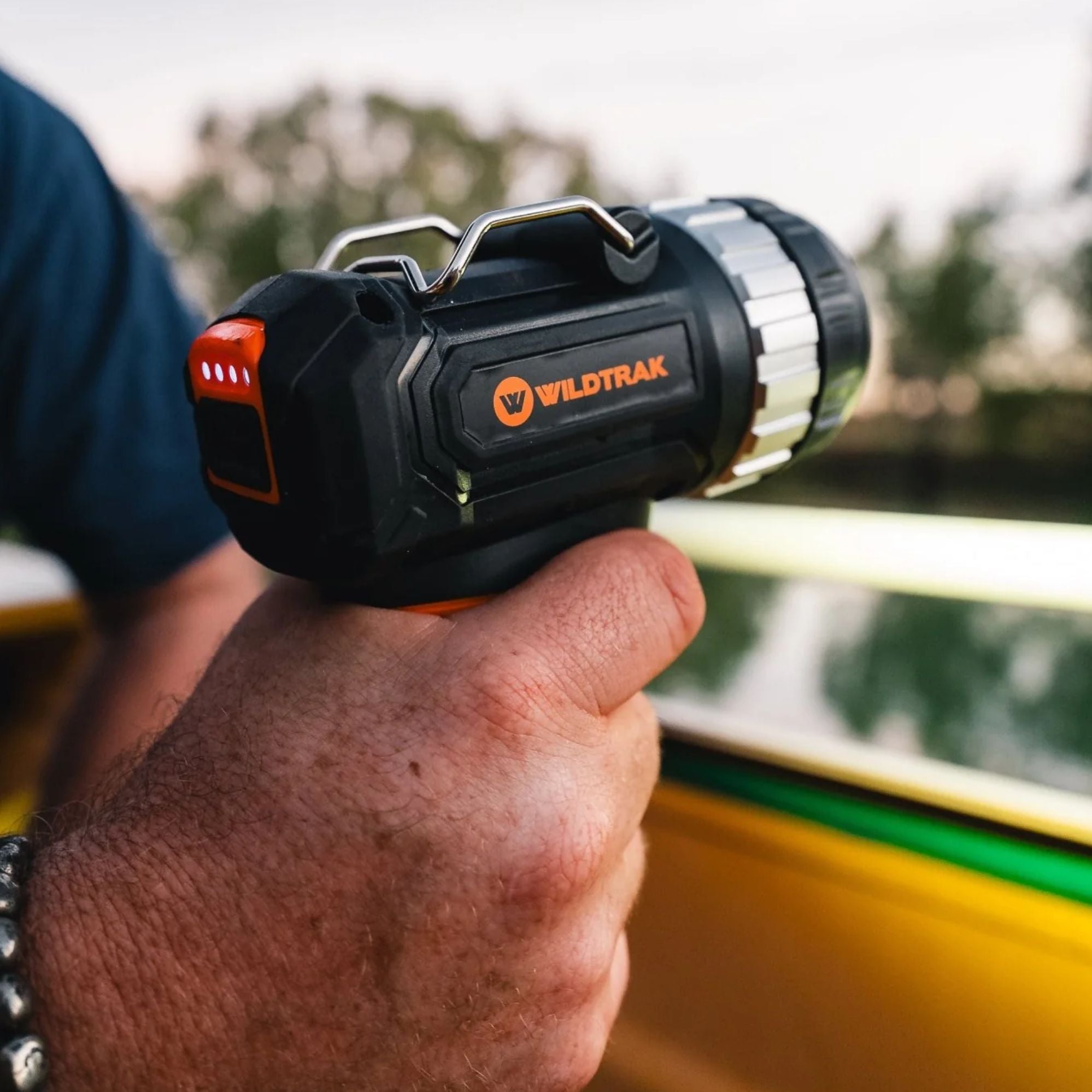 Wildtrak Rechargeable Handheld Croc Hunter LED Spotlight 1400L