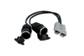 50A Anderson Connector Twin 12V Socket, 30cm Cable Length, 16AWG
