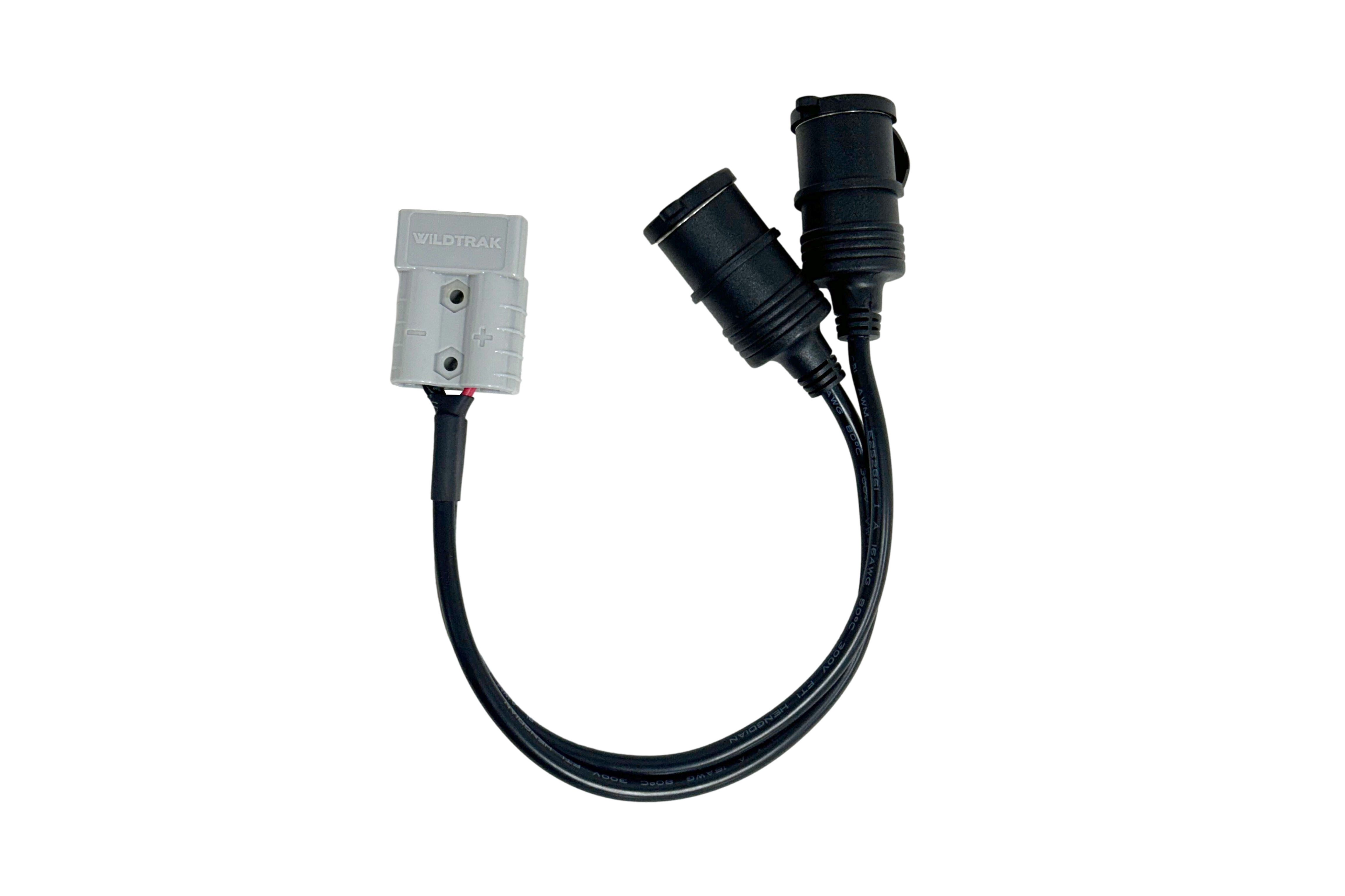50A Anderson Connector Twin 12V Socket, 30cm Cable Length, 16AWG