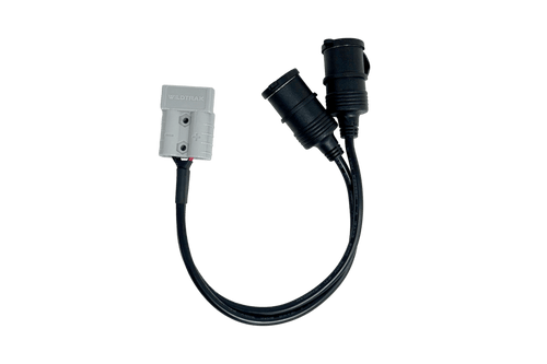 50A Anderson Connector Twin 12V Socket, 30cm Cable Length, 16AWG