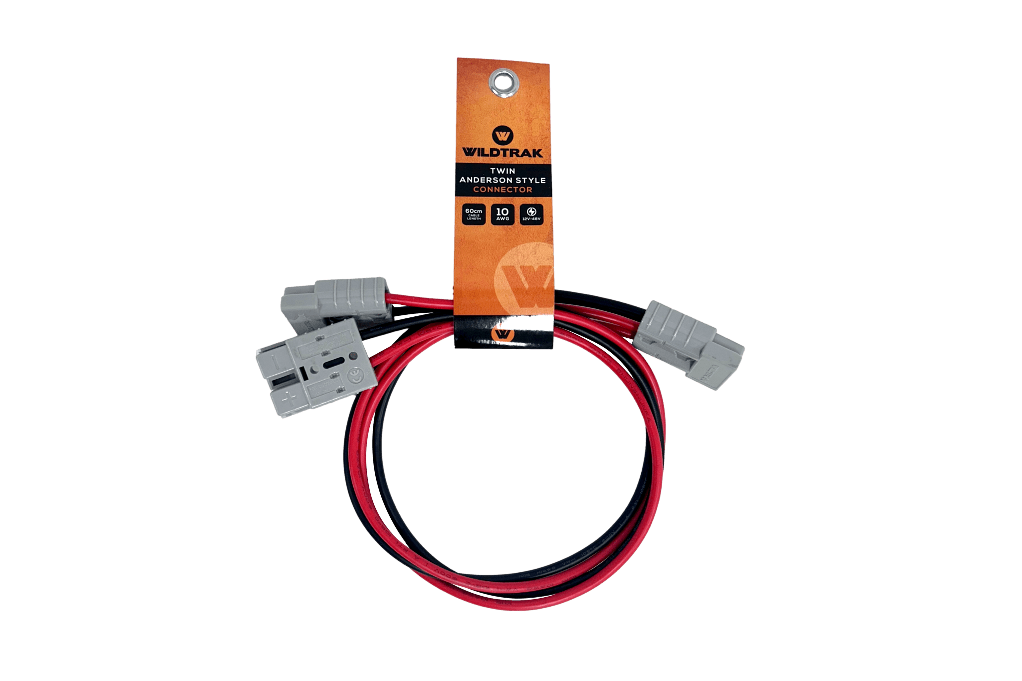 Twin Leads with 50A Anderson Connector, 60cm Cable Length