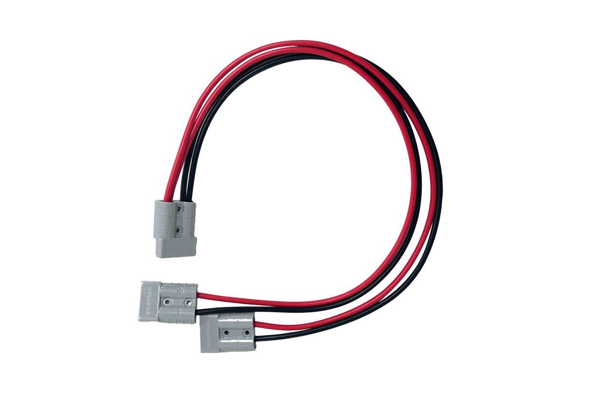 Twin Leads with 50A Anderson Connector, 60cm Cable Length