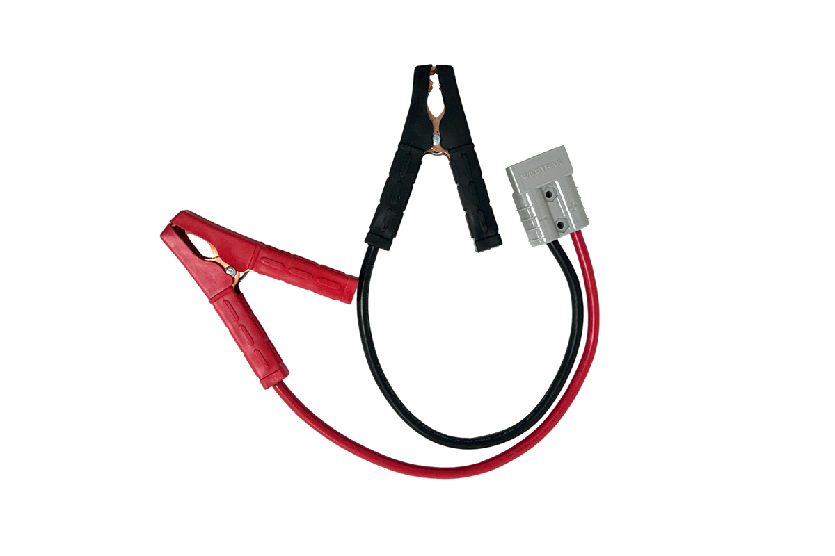 Battery Clamps with Anderson Style Connector, 30cm Lead, (8AWG)