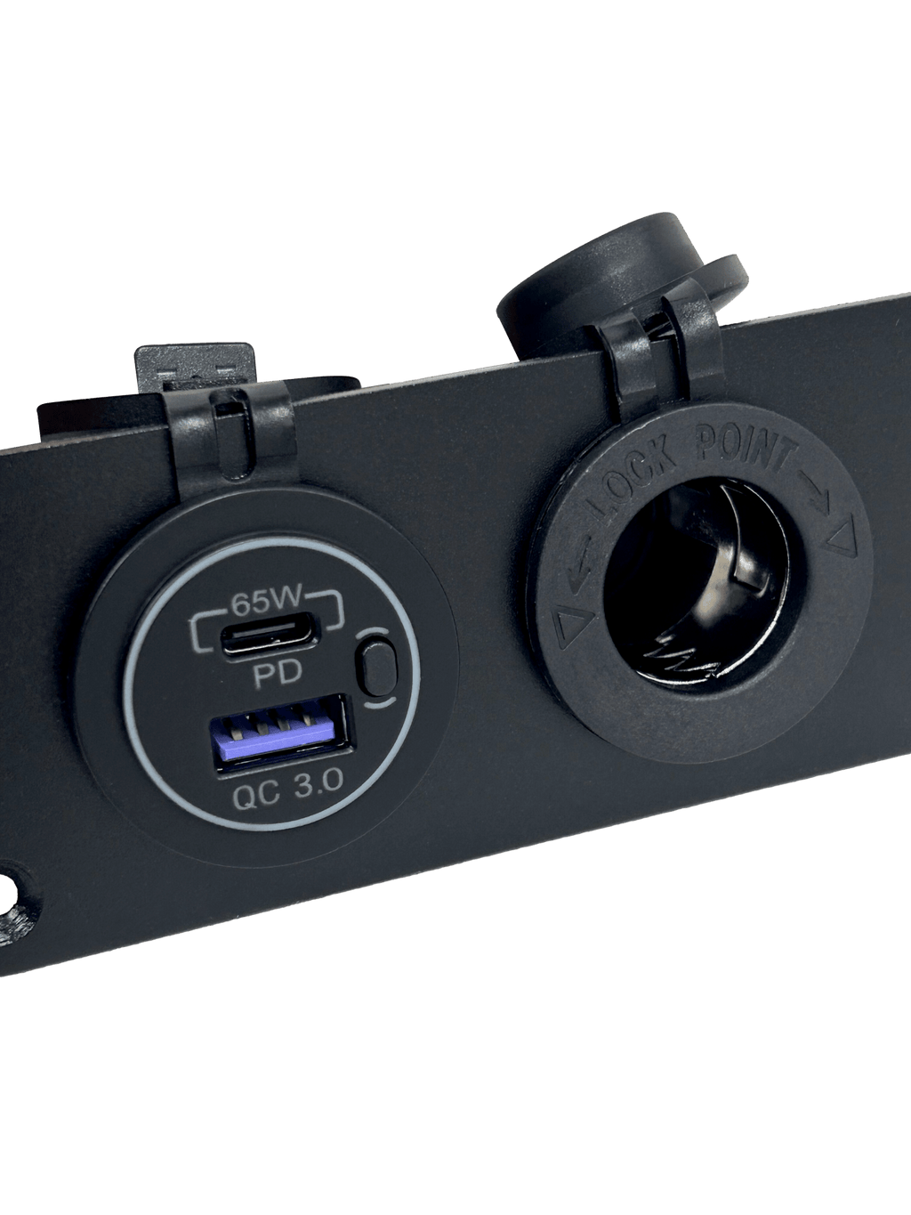 Panel Mount with USB C PD Charger 50A Anderson Connector