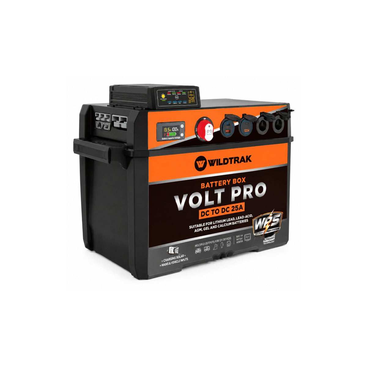 Wildtrak Volt Pro Battery Box with 25A DC/DC Charger