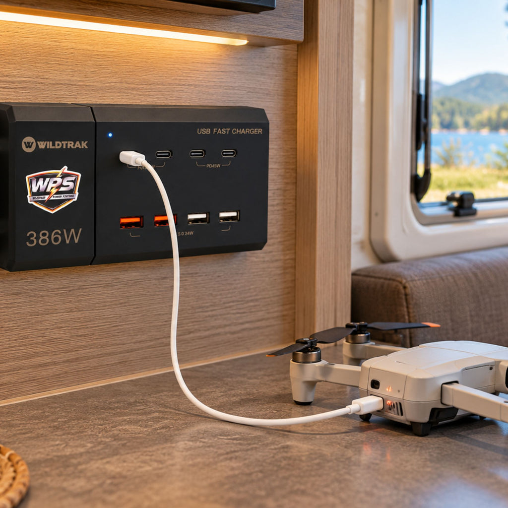 Wildtrak Control Box USB 386W Fast Charging