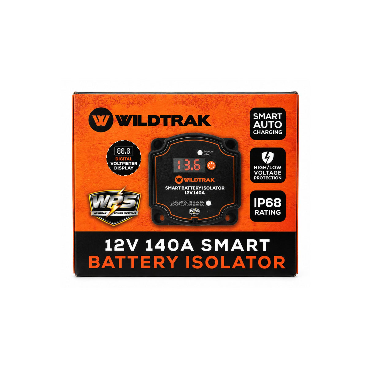 Wildtrak 140A Digital Smart Battery Isolator
