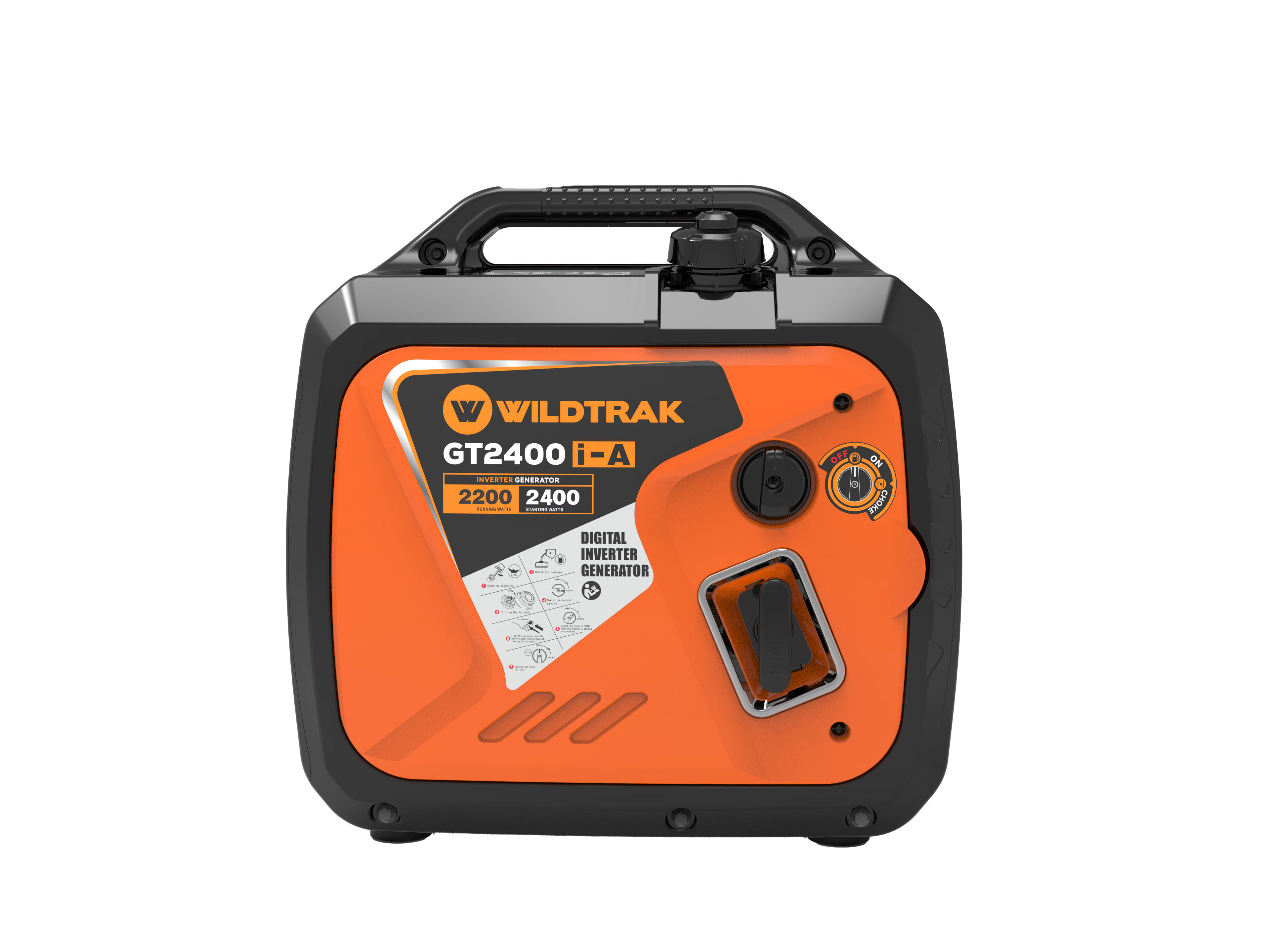 GT2400 i-A Pro Silent Inverter Generator | 2.2kW Portable Power Station | Compact Petrol Generator for Camping & Home Backup