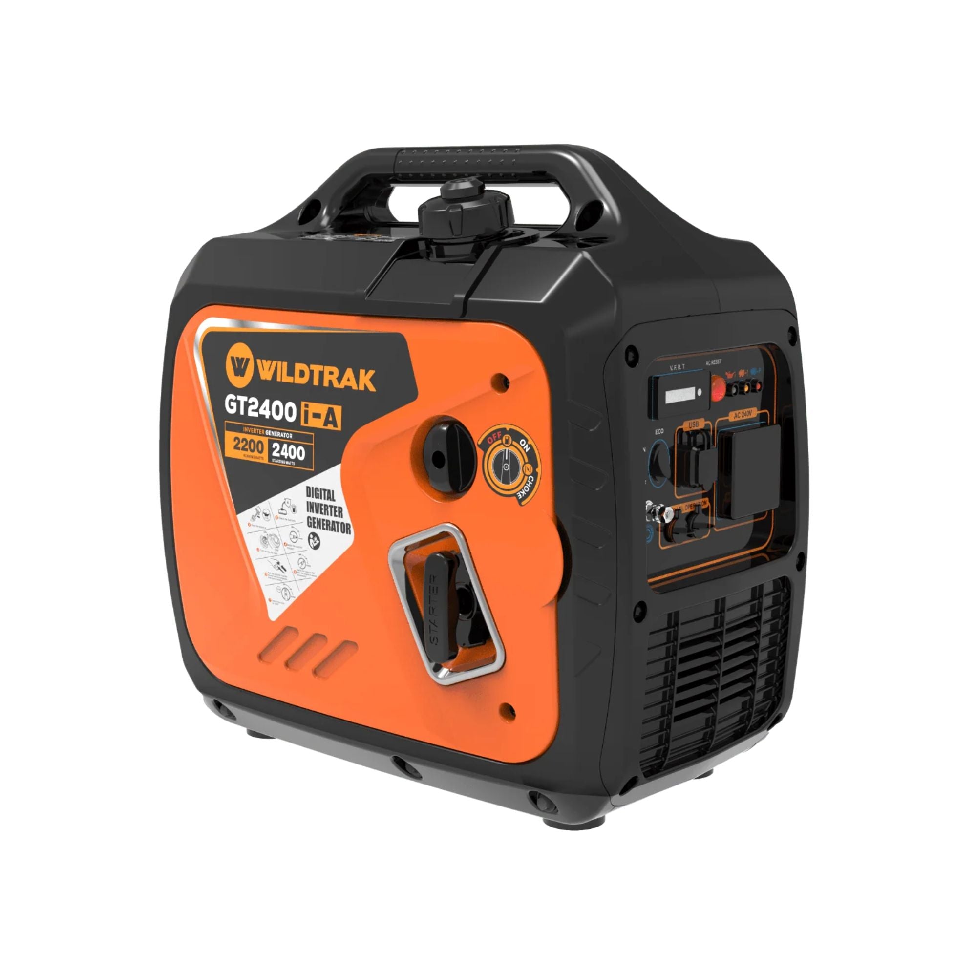 Wildtrak GT2400 i-A Pro Silent Inverter Generator | 2.4KW | 2400W Portable Power Station