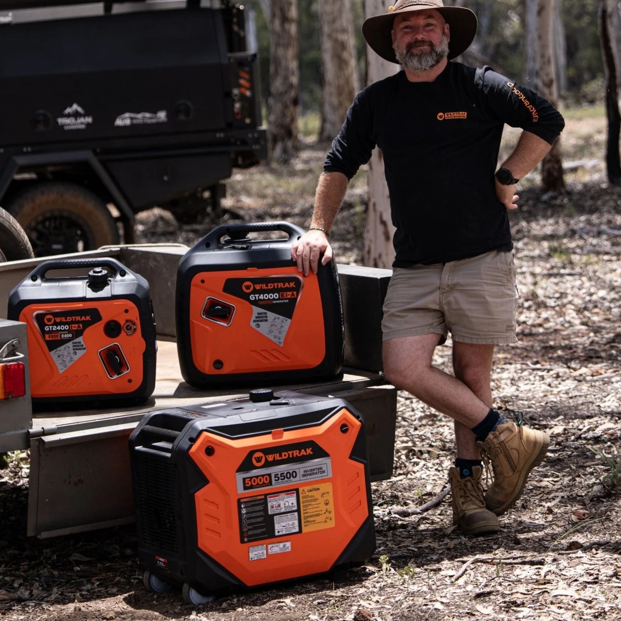 Wildtrak GT2400 i-A Pro Silent Inverter Generator | 2.4KW | 2400W Portable Power Station