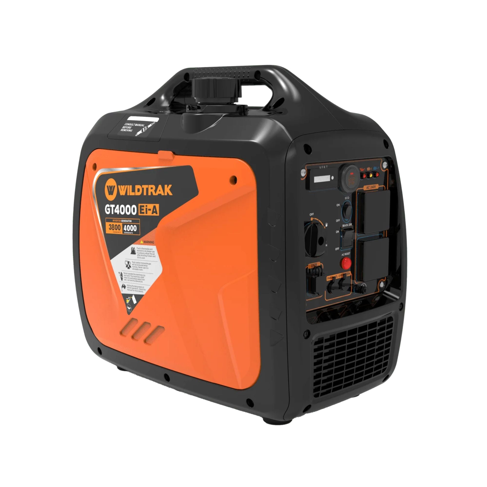 Wildtrak GT4000 Ei-A Pro Silent Inverter Generator | 4.0kW |4000w |Power Station with Remote
