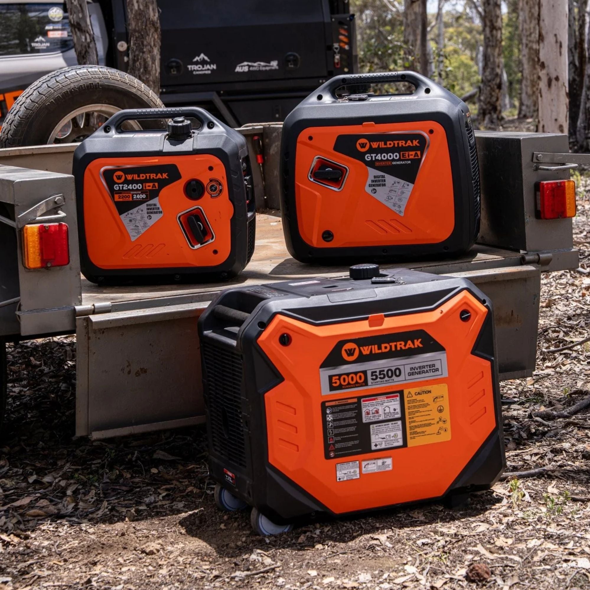 Wildtrak GT4000 Ei-A Pro Silent Inverter Generator | 4.0kW |4000w |Power Station with Remote