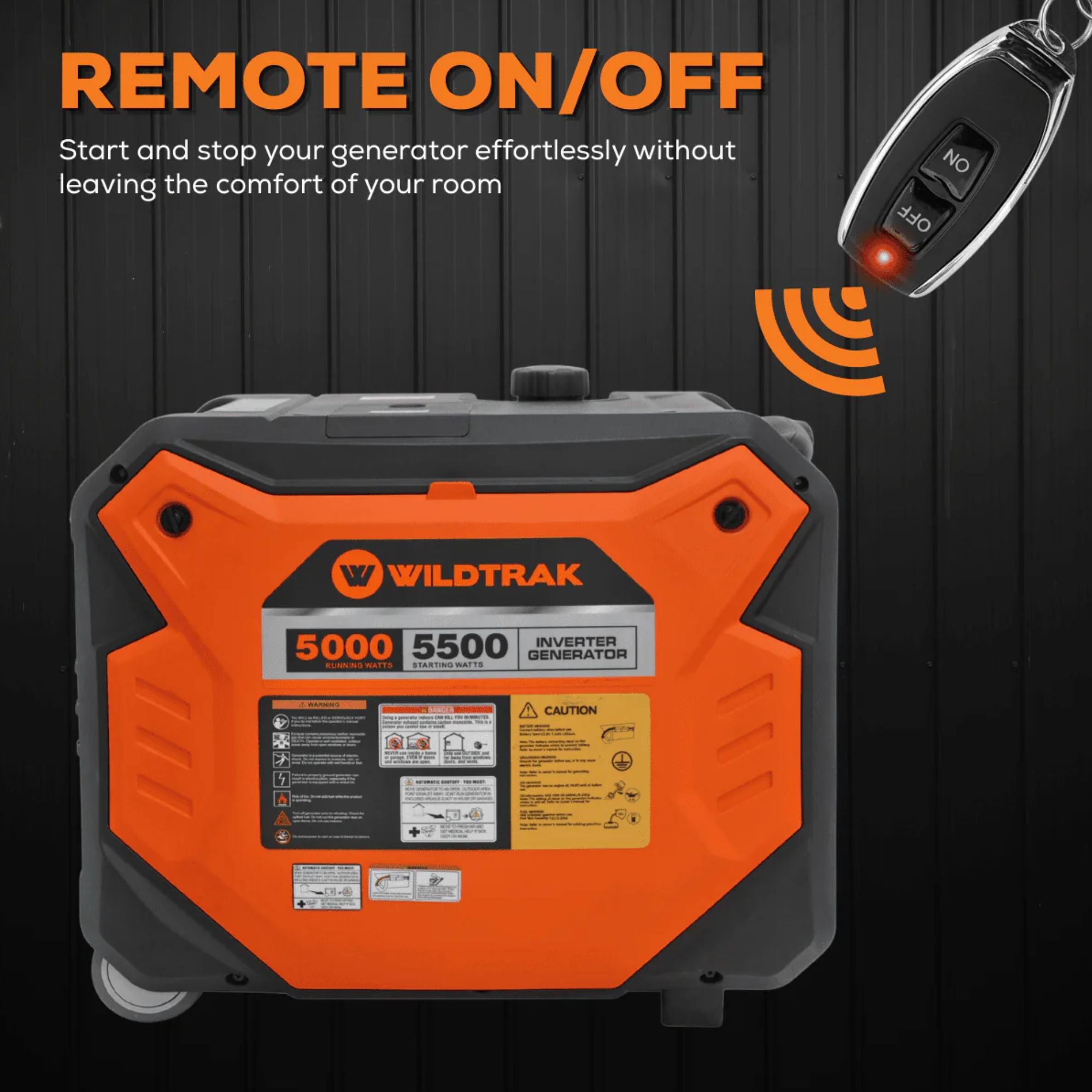 Wildtrak GT5500E i-A Pro Silent Inverter Generator | 5.5 KW |5500w with Remote