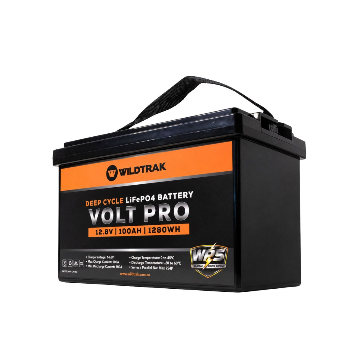 Wildtrak 12V Lithium Battery Volt Pro 100AH LiFePO4