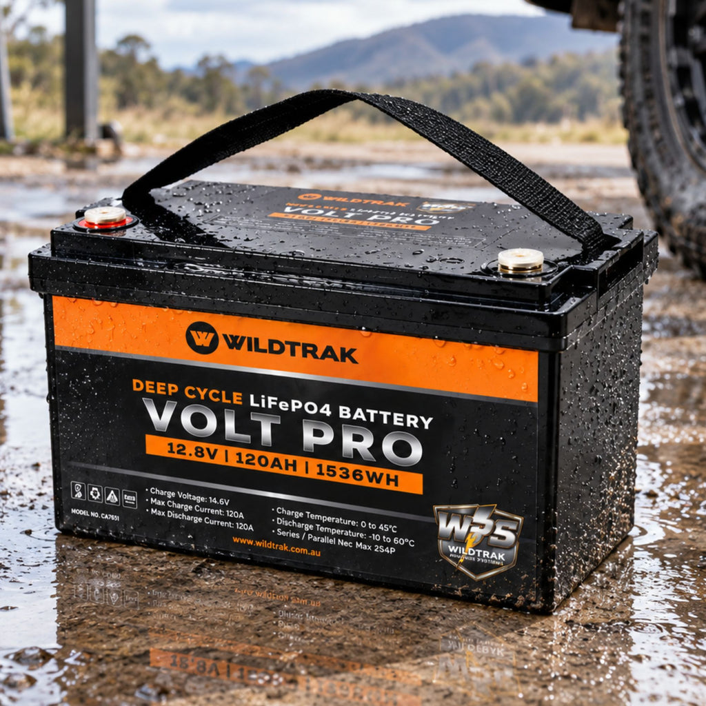 Wildtrak 12V Lithium Battery Volt Pro 120Ah LiFePO4