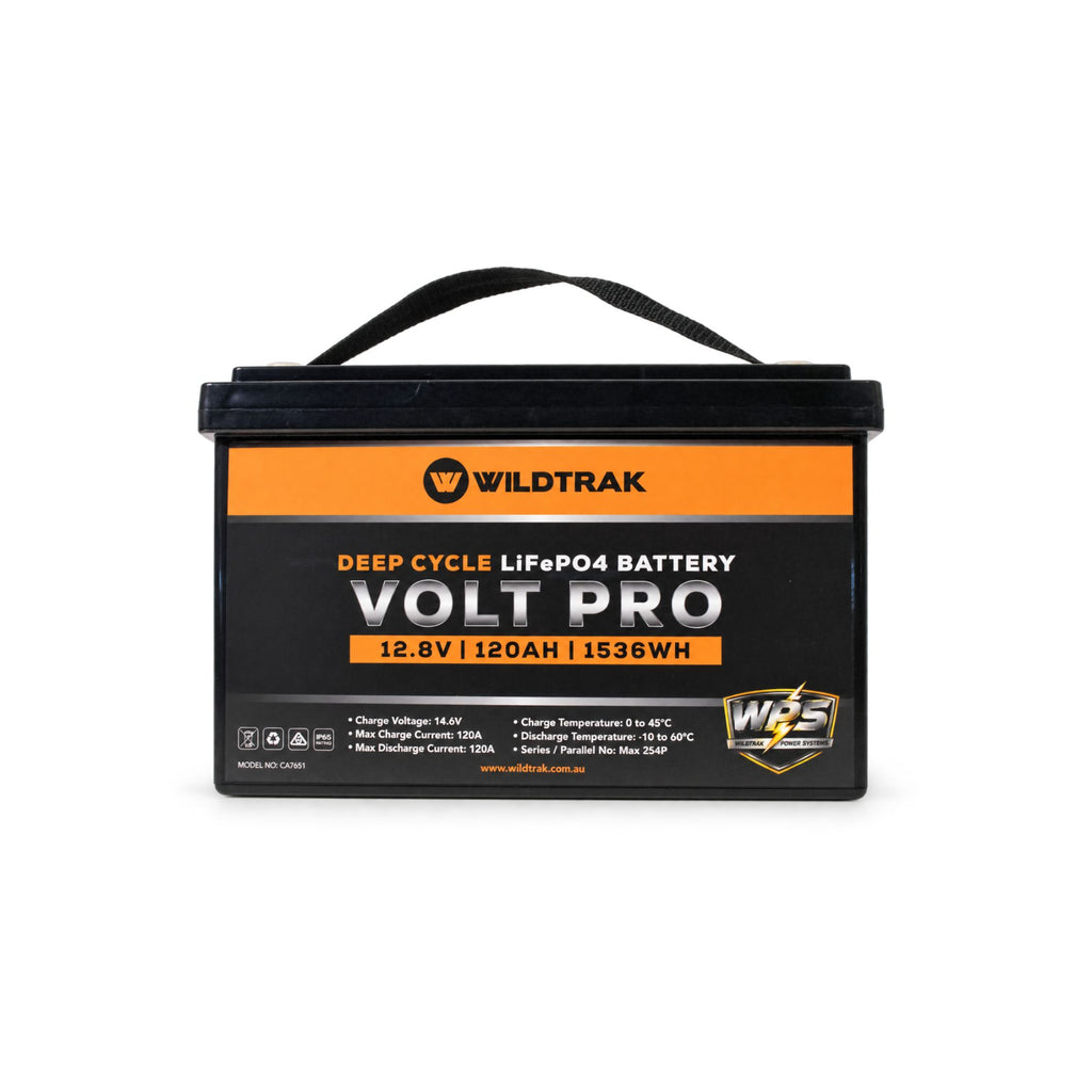 Wildtrak 12V Lithium Battery Volt Pro 120Ah LiFePO4